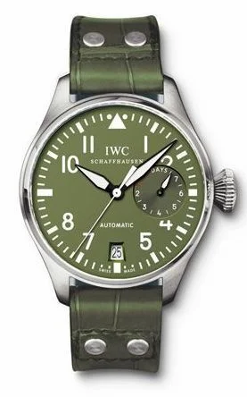IWC Big Pilot Stainless Steel / Green / Zegg & Cerlati IW5004-07 (IW500407)